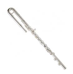 BASS FLUTE G KEY SILVER PLATED