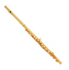 FLUTE 16 KEY WITH E MECHANISM GOLD PLATED