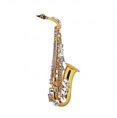 ALTO SAXOPHONE Gold Lacquer Body Nickel Plated Keys