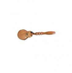 Wooden Castanet with Handle Large 